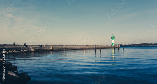Leuchtturm Mole Travemünde