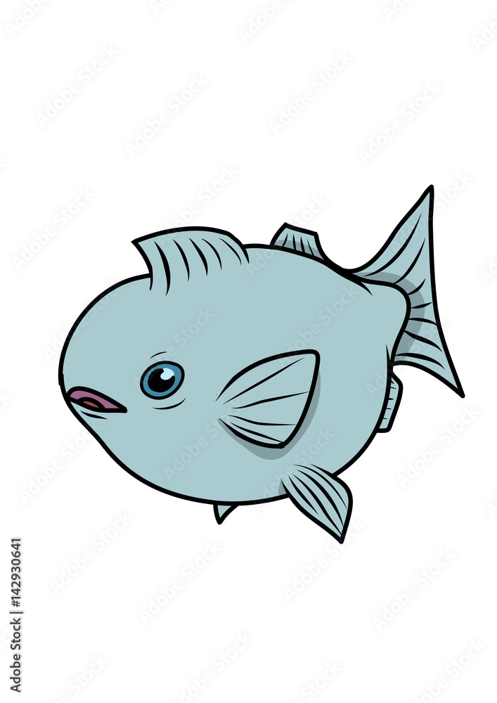 Cartoon fish. Vector illustration Cartoon fish. Vector illustration