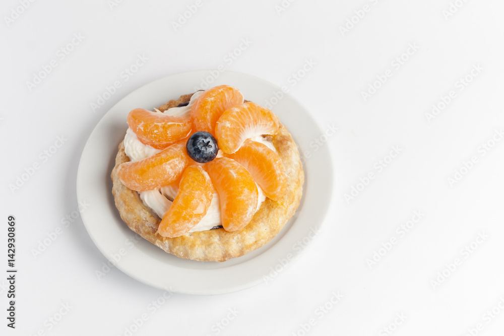 Tartaleta de mandarina Tartaleta de mandarina