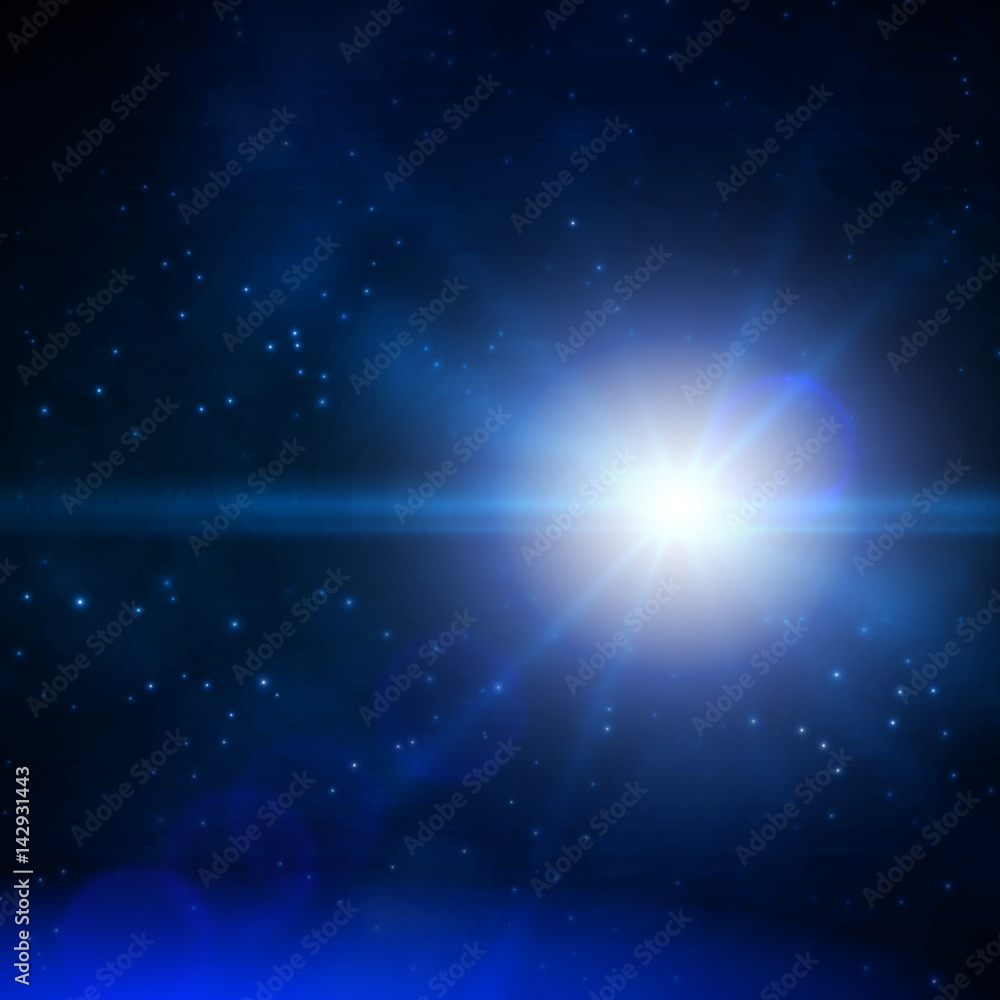 Space Background Vector