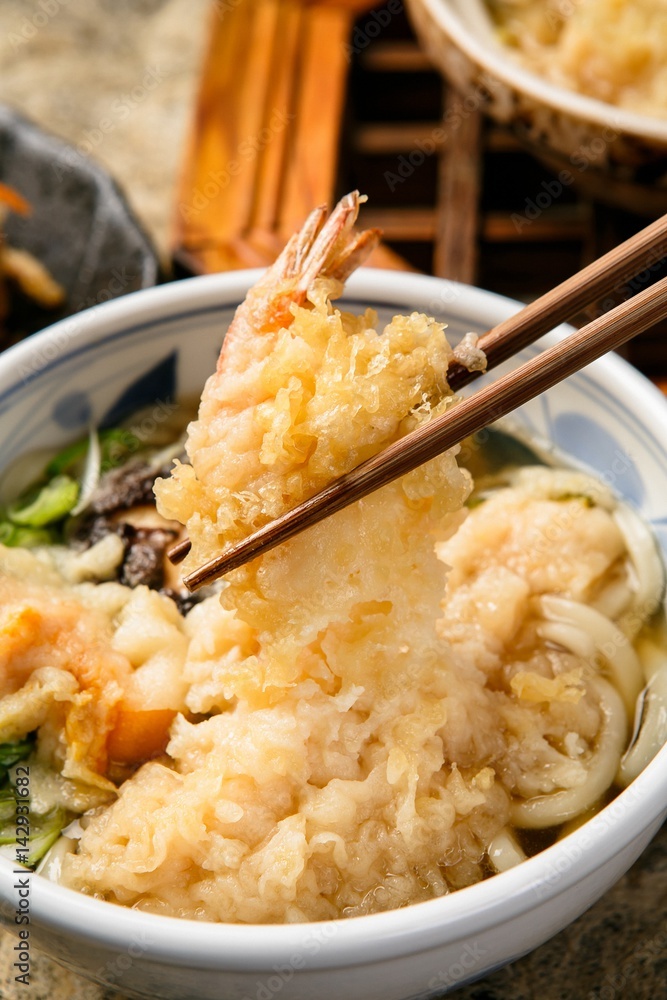 Deep-fried Shrimp Udon Deep-fried Shrimp Udon