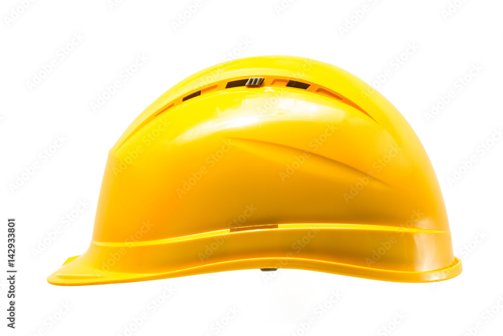 Fototapeta premium construction hard hat isolated on white