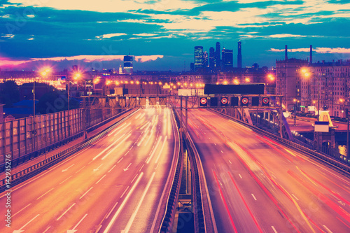 traffic through downtown