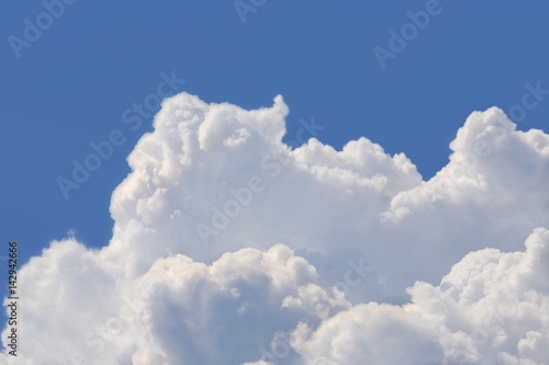 Photography blue sky and clouds