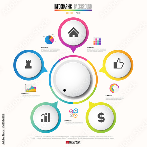 Infographics design template