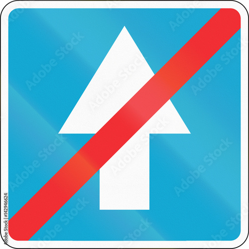 Estonia regulatory road sign - End of one way road Free Download Estonia regulatory road sign - End of one way road - GFXLoad
