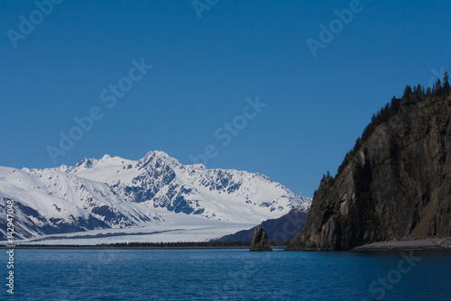 Bear Glacier in Kenai Fjords in Alaska photo