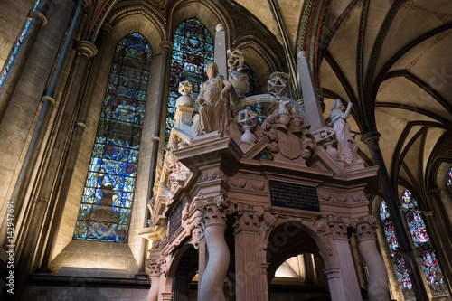 Interior View of Salisbury Cathedral