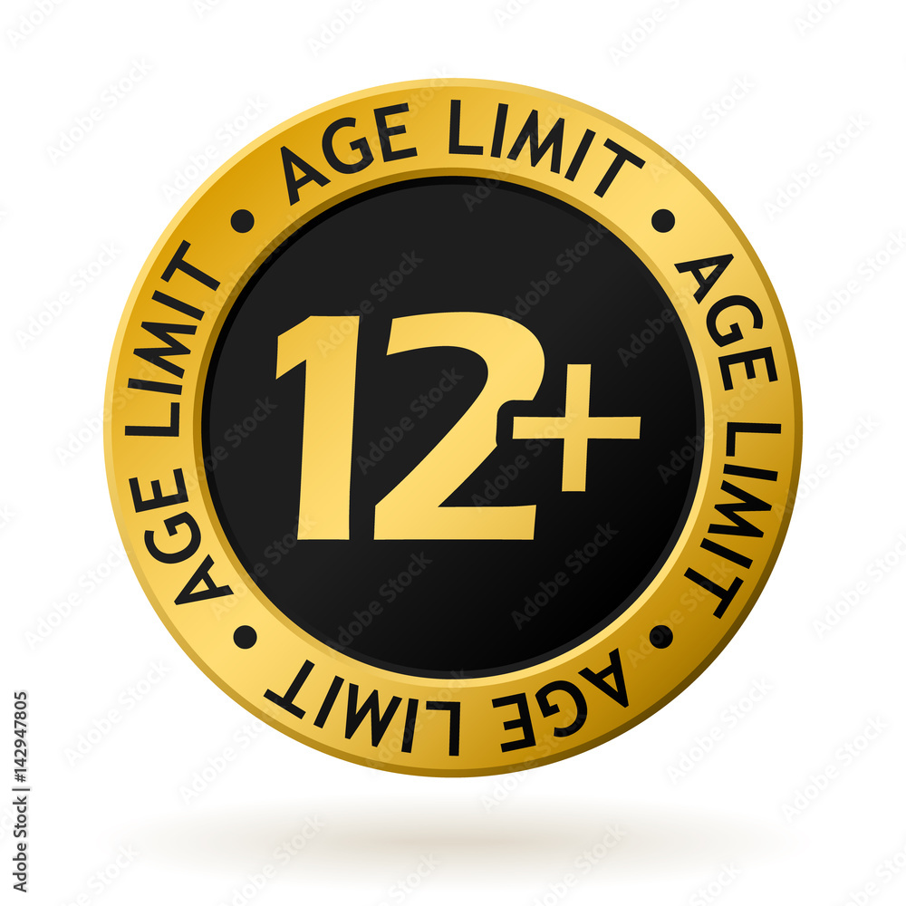 vector age limit gold medal vector age limit gold medal