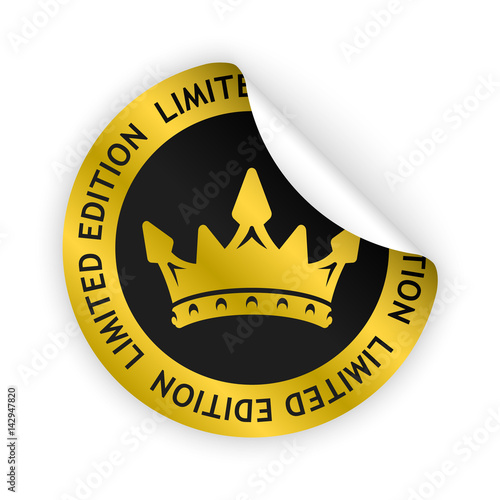 vector limited edition bent sticker