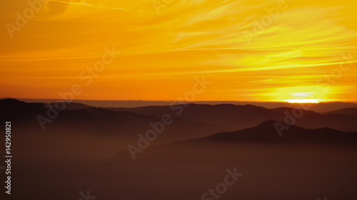 Sunset Behind Marin Hills
