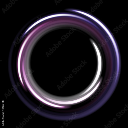 Dark template with violet circles spirals