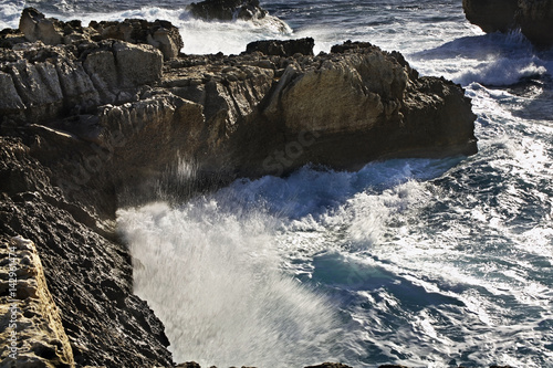 Dwejra bay on Gozo island. Dwejra Bay. Malta photo