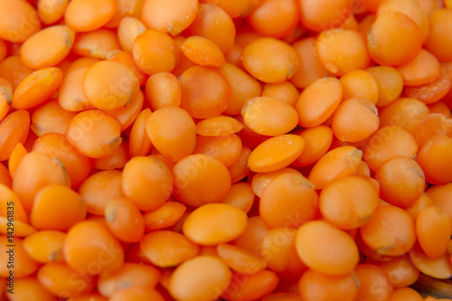 red orange lentil beans healthy diet food protein natural