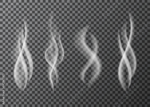  Smoke  from a cup of  hot coffee or tea.