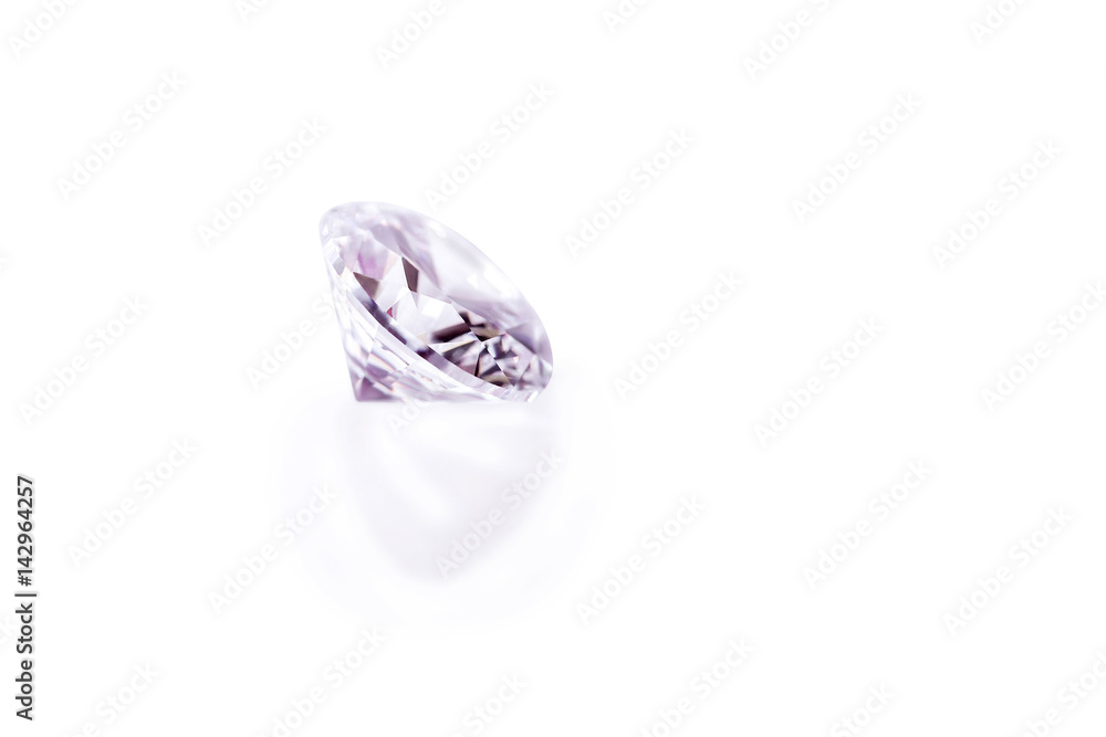 faceted diamond in macro faceted diamond in macro