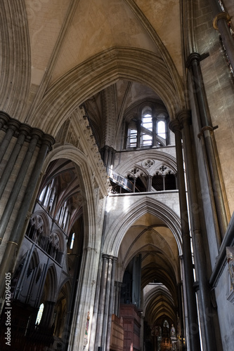 Interior View of Salisbury Cathedral