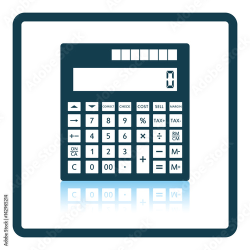 Statistical calculator icon
