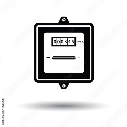 Electric meter icon