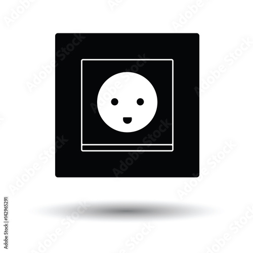Austria electrical socket icon