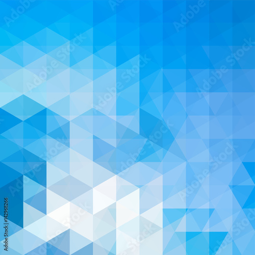 Abstract geometric style blue background. Business background Vector illustration