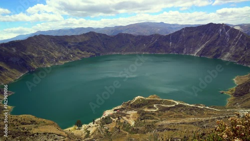 Time Lapse Laguna de Quilotoa Ecuador Timelapse