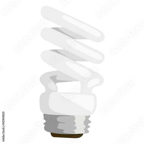 Saving bulbs vector illustration electric bright icon power shape conservation spiral save economical invention object eco efficient concept watt