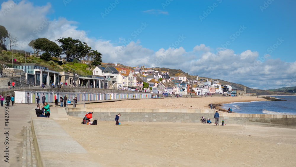 View of the Beach at Lyme Regis