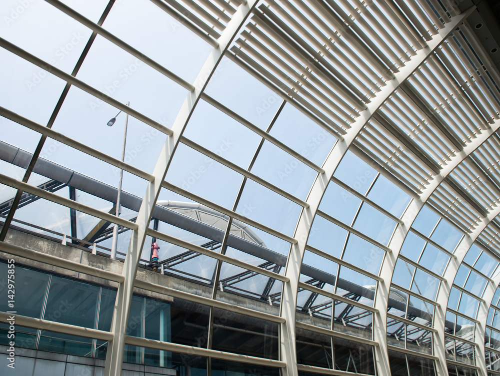 image of windows in morden office building.