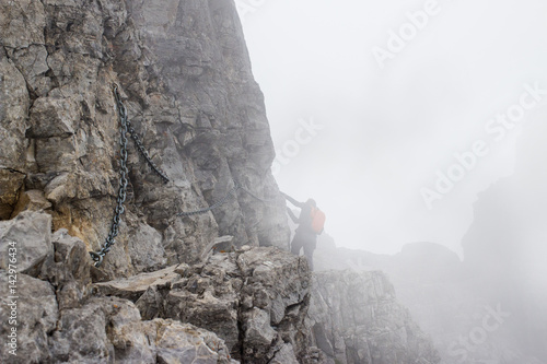 Mountian in the fog