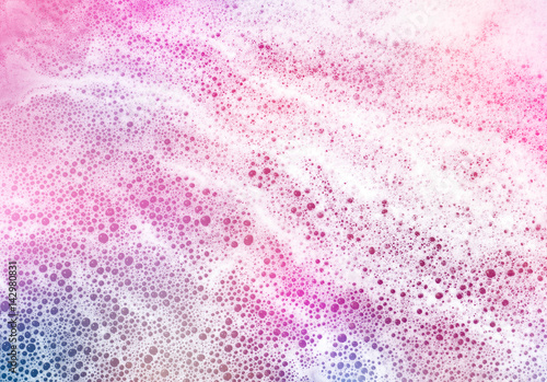 Abstract backgrounds of soap foam or wash powder bubbles
