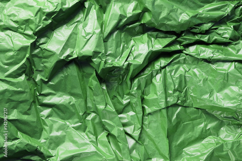 Wallpaper Mural Crumpled textured paper saturated green  background Torontodigital.ca