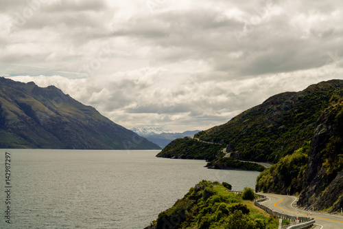 SH6 Kingston Road - Devils Staircase Lookout at Lake Wakatipu