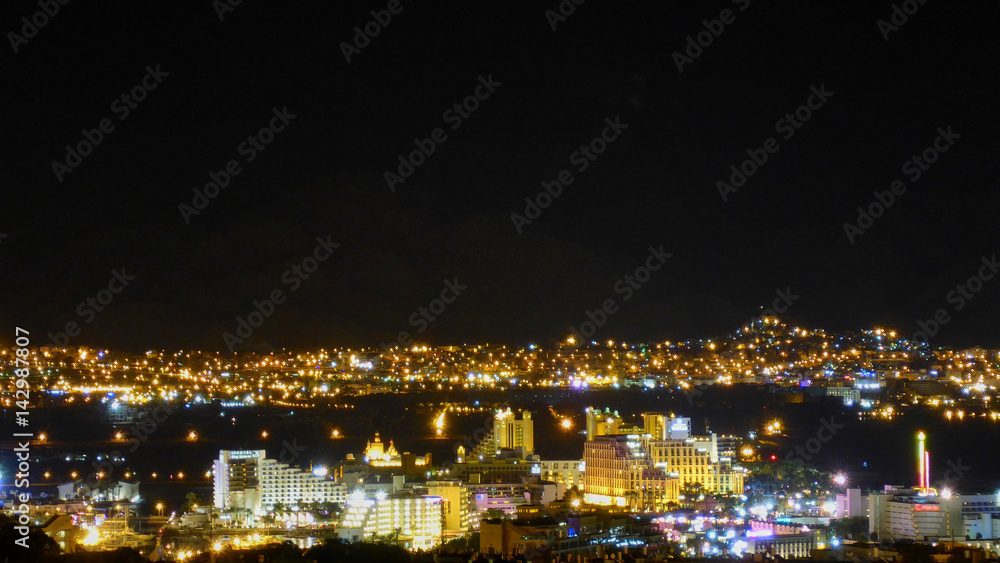 View of Eilat at night