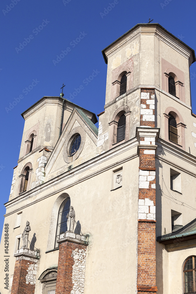 Benedictine abbey in Tyniec near Krakow,  Saints Peter and Paul Church, Poland