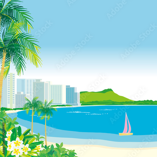 リゾート　町並み