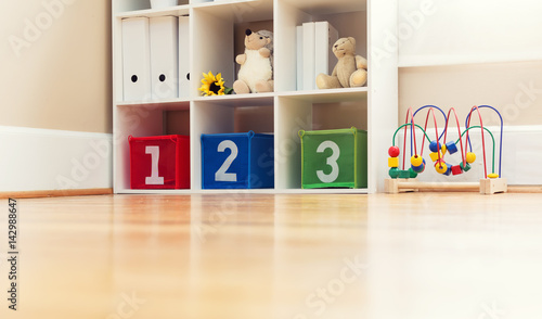 Child's play room with toys