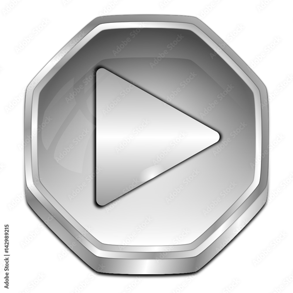 Play Button - 3D illustration Play Button - 3D illustration