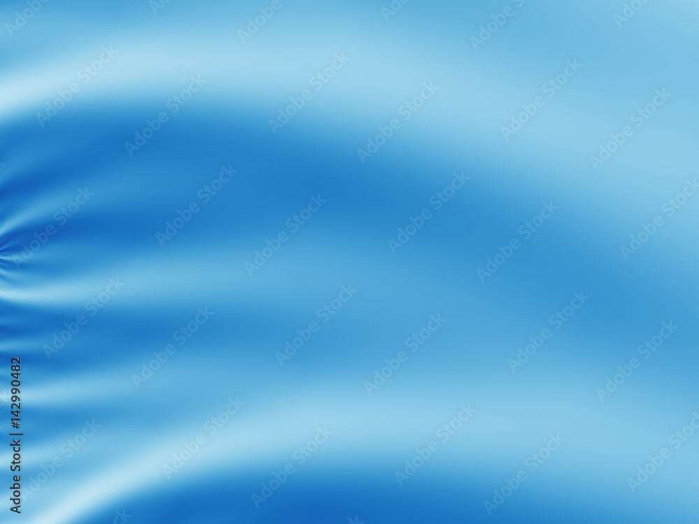 Blue abstract fractal background resembling creased fine silk or satin fabric Blue abstract fractal background resembling creased fine silk or satin fabric