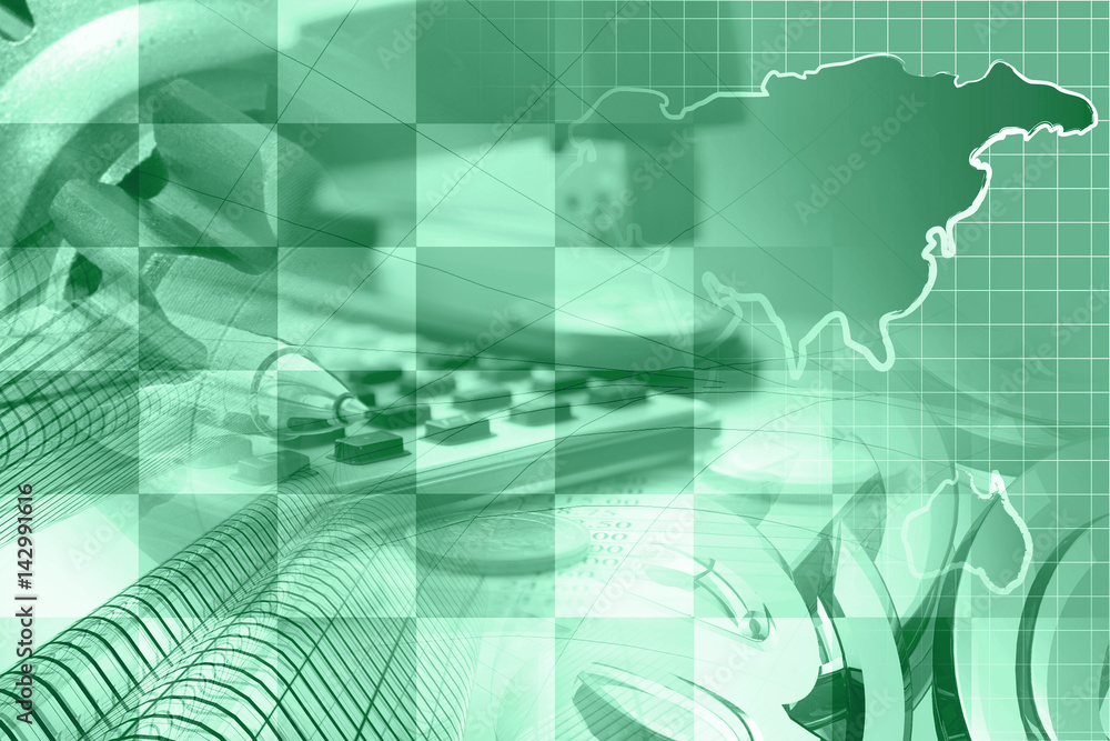 Obraz premium Financial background