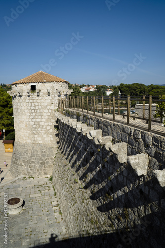 Ancient castle on the sea