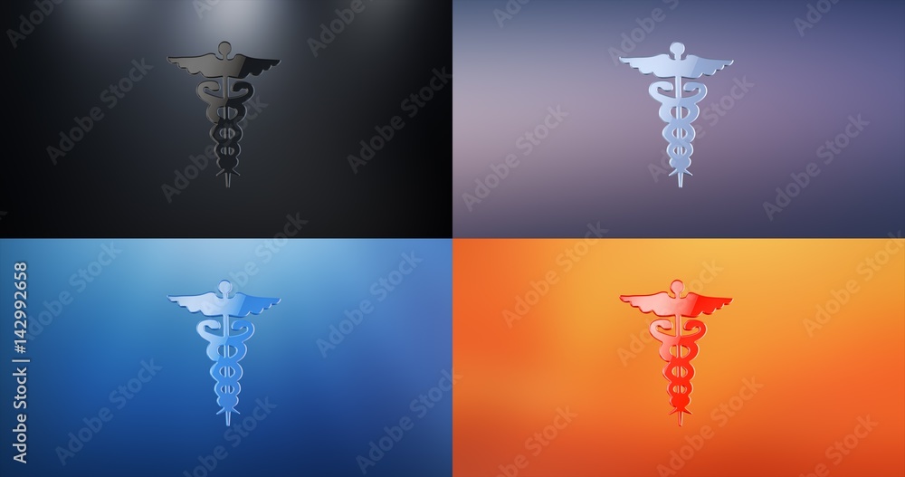 Caduceus S 3d Icon Caduceus S 3d Icon