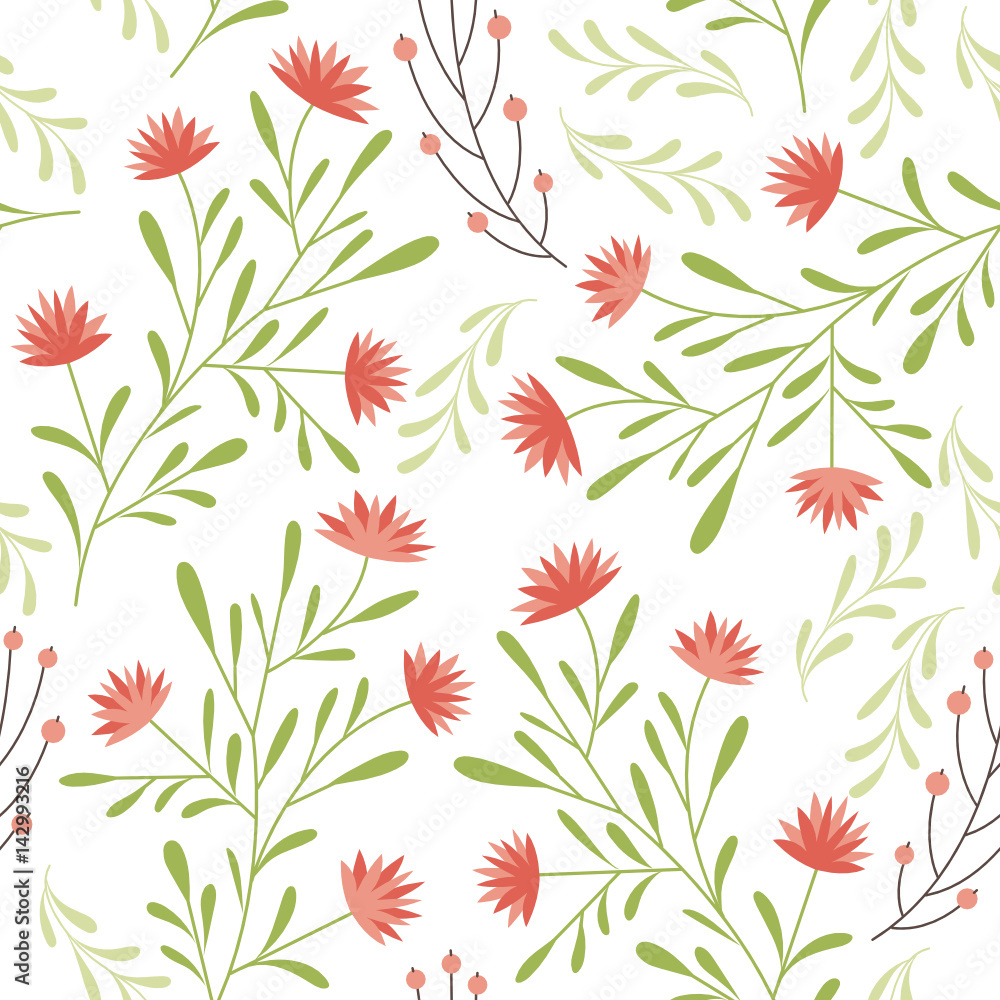 floral seamless pattern