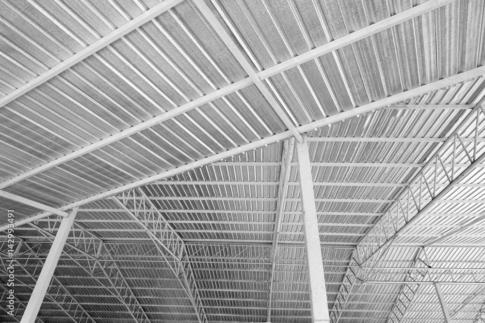 Obraz premium Metal sheet roof.