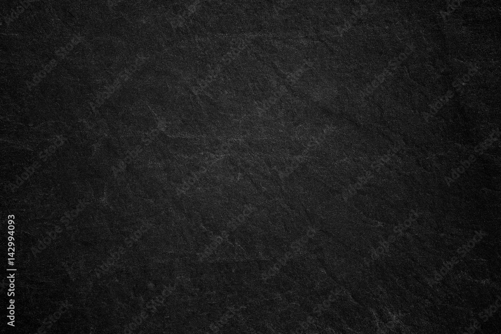 Obraz premium Ciemnoszare czarne tło lub tekstura łupków.