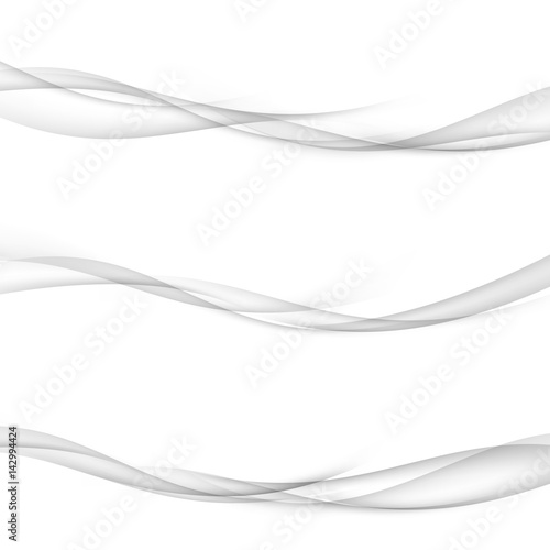 Thin abstract modern web satin lines