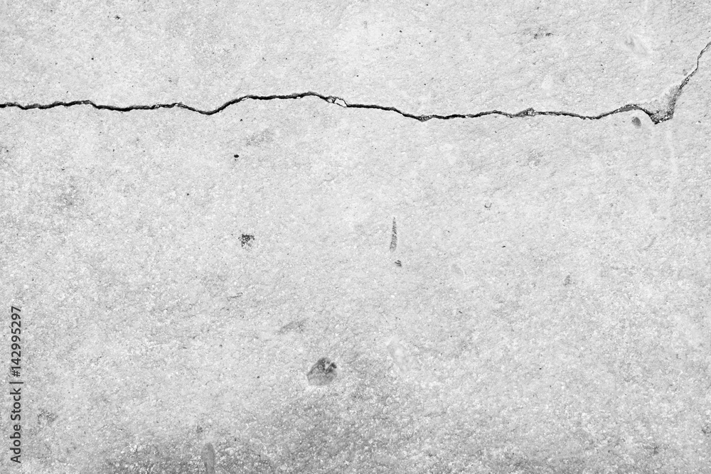 Obraz premium Crack white concrete texture background.