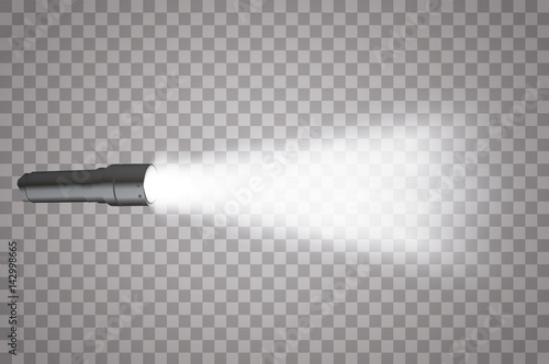 flashlight on a transparent background
