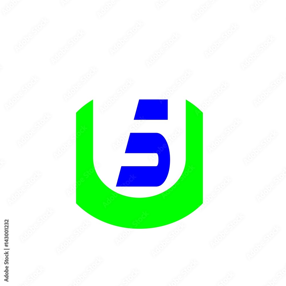 letter SU logo vector letter SU logo vector