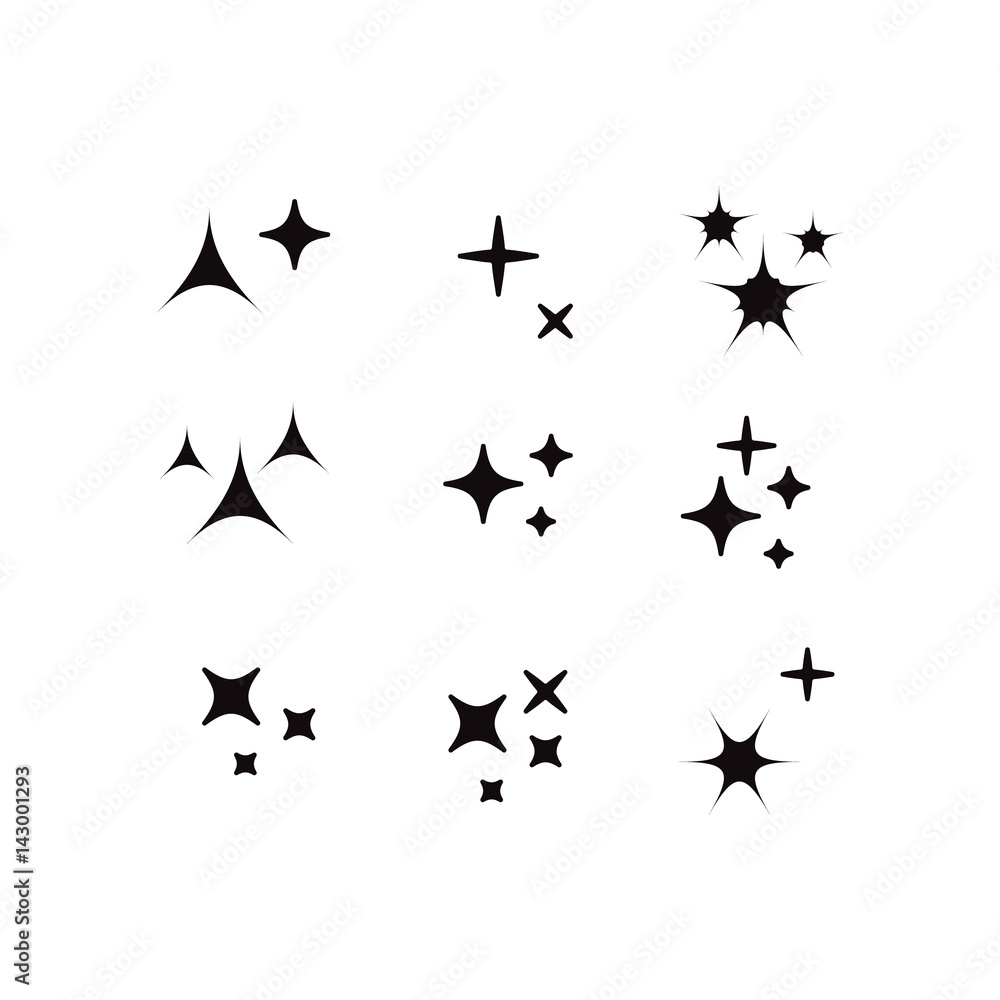 Sparkle lights Stars set